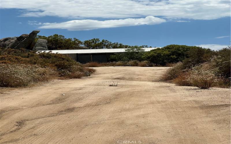 Large storage building.