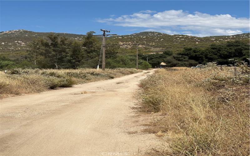 Runsin Road leading into parcels.