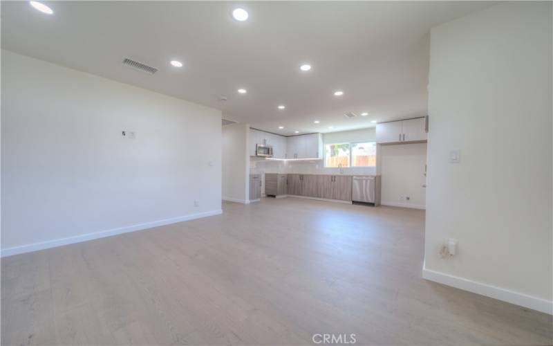 Kitchen from living room