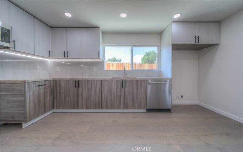 Kitchen from living room