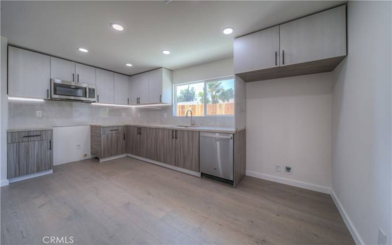 Kitchen from living room