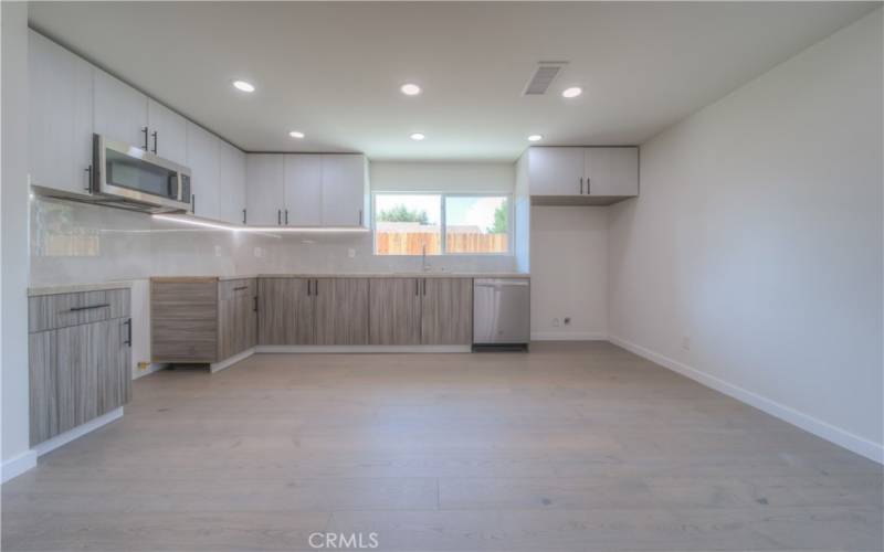 Kitchen from living room