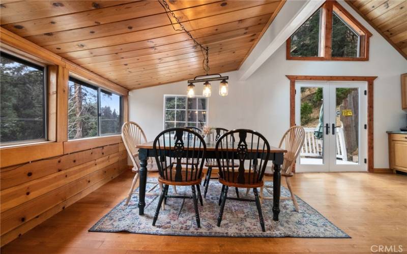 Living room opens to dining space and kitchen.