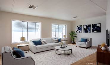 Living Room Virtually Staged