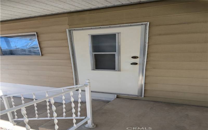 Emergency Exit Door outside of Primary Bedroom
