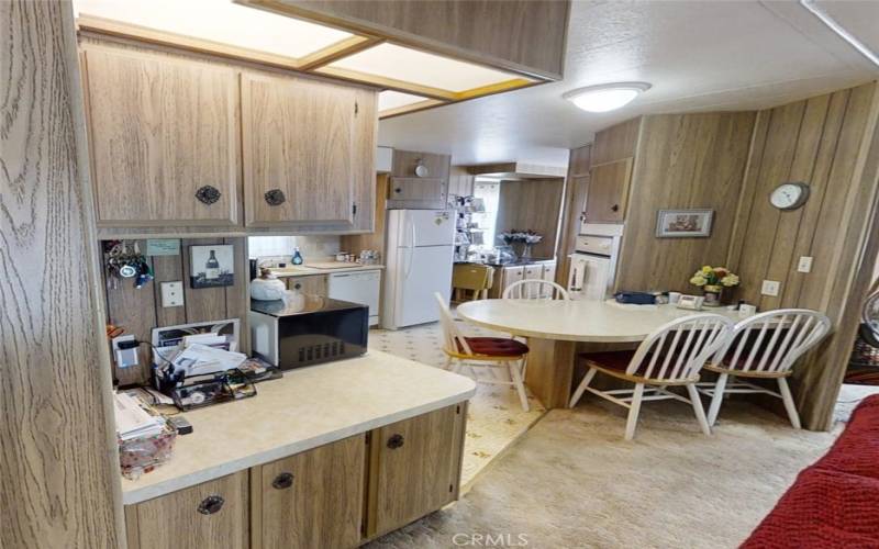 Media Center at side of Kitchen