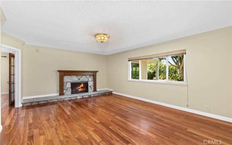 Living Room with fireplace