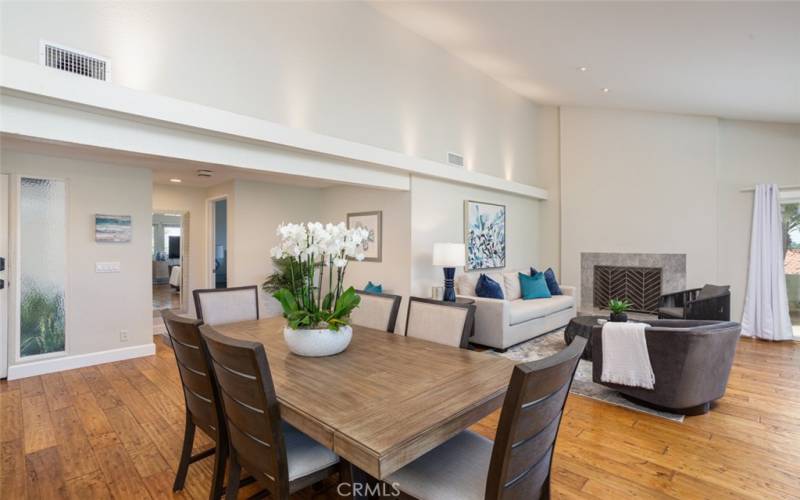 Dining Room open to Living Room