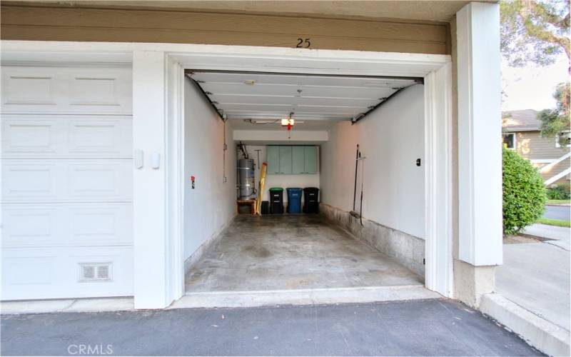 Single Car Garage With Opener