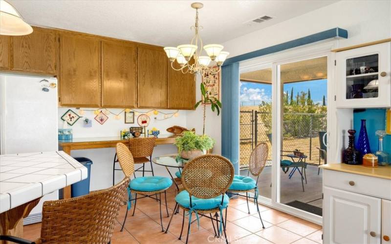 Home #2 - Dining Area with Additional Counter space behind for more Seating or Buffet use.