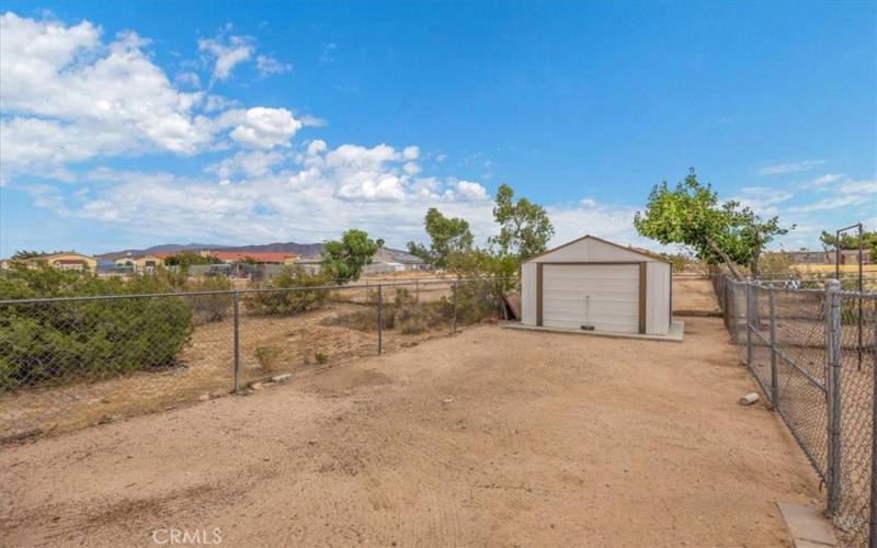 Primary Home - Fenced Dog Run & Storage Shed