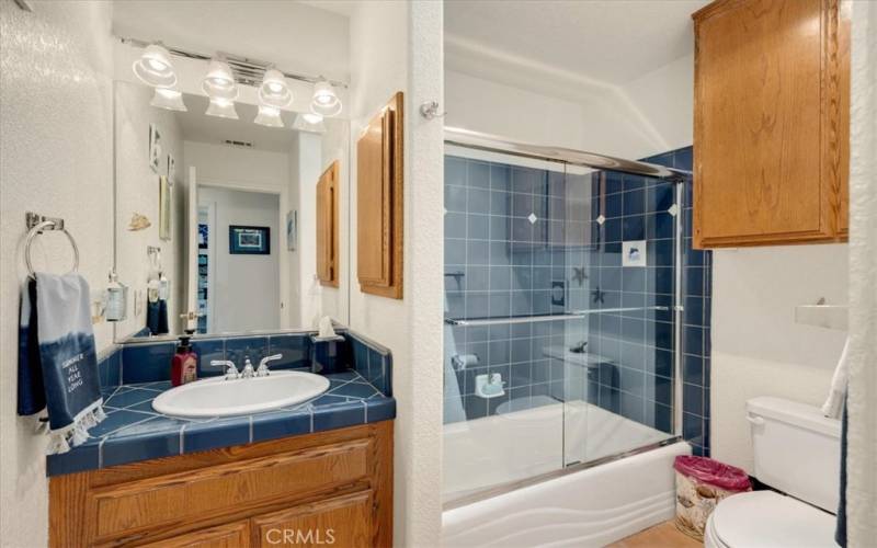 Home #2 - Hallway Bathroom with tub & skylight