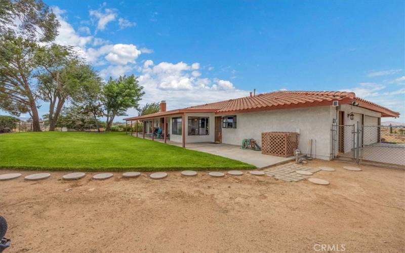 Primary Home - View of the Backyard and Garage entrance