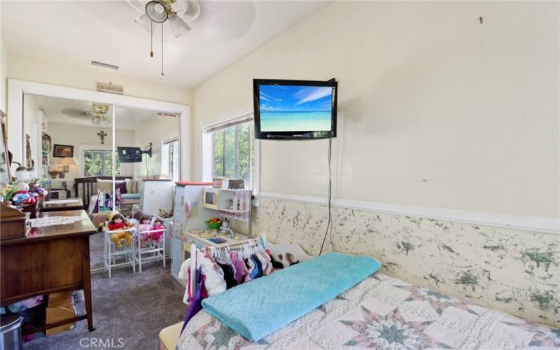 Bedroom 3 converted from original entry porch