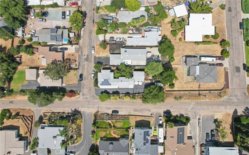 Street Overhead view