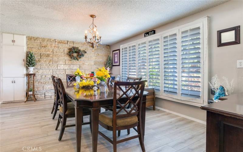 Front Living/Dining Room with Natural Light