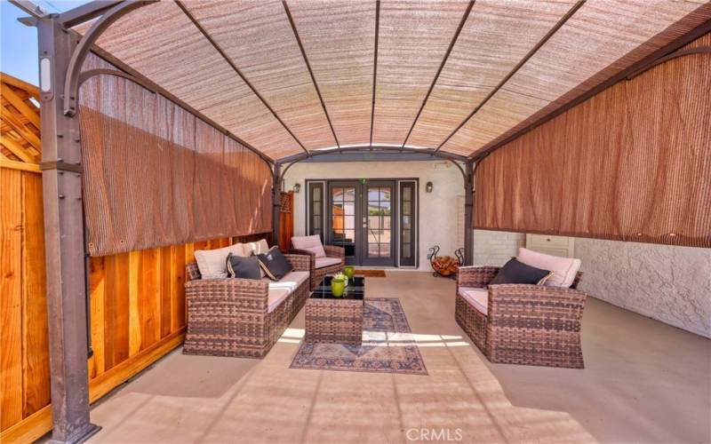 Patio Cover & Sitting Area