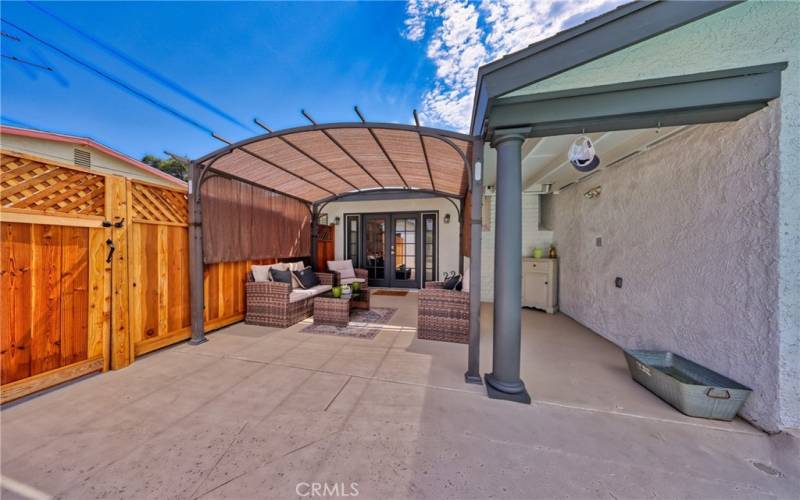 Patio Cover & Sitting Area