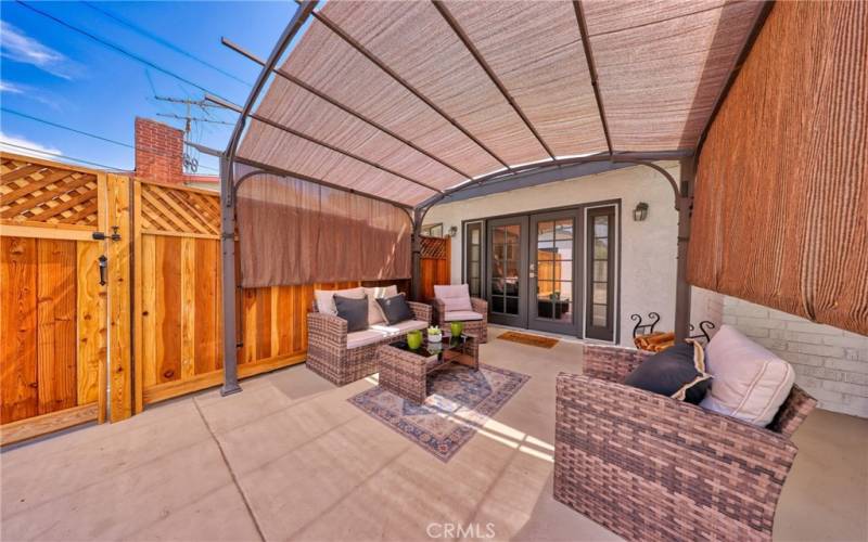 Patio Cover & Sitting Area