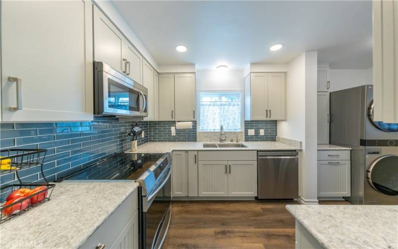 Updated kitchen with Quartz Countertops.