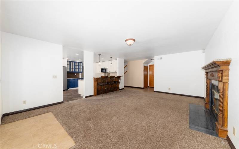 Family Room with Fireplace