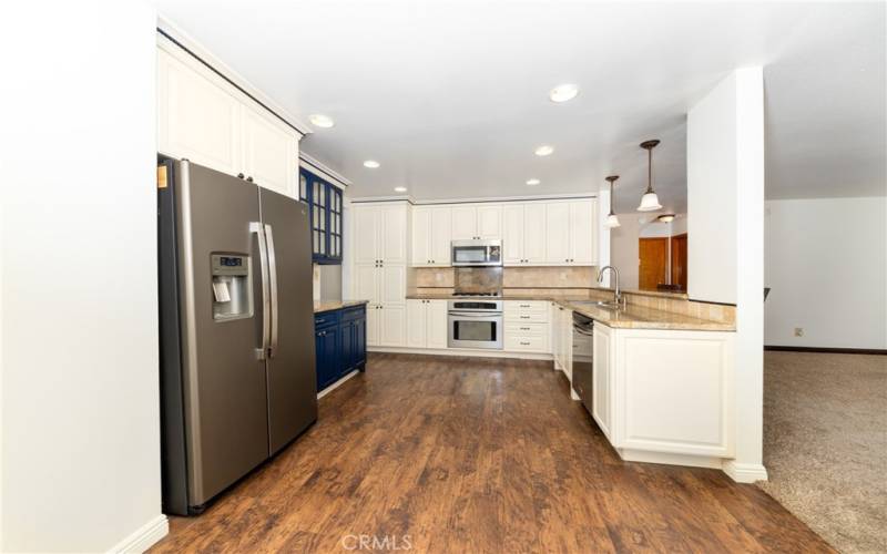 Kitchen with Stainless appliances included.