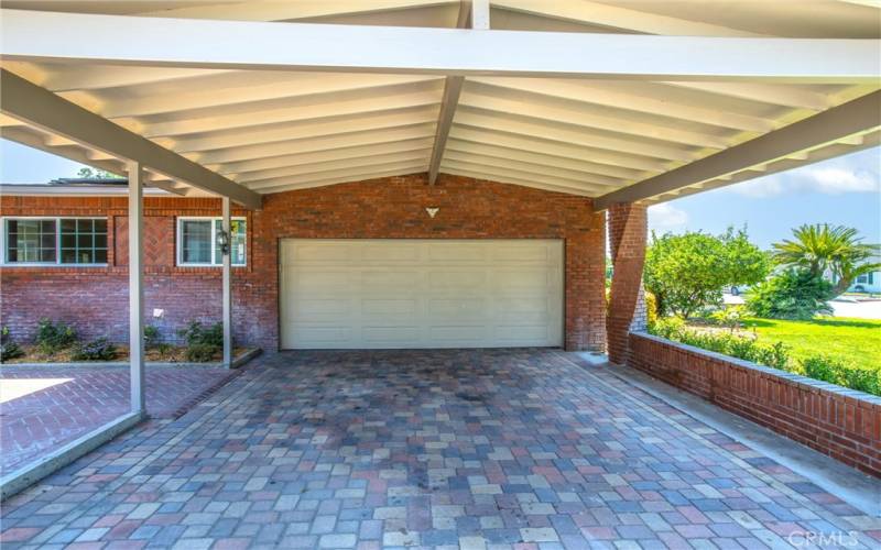 Carport offers terrific shaded space!