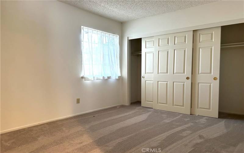 Front bedroom with nice size closet