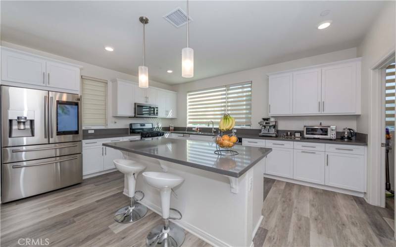 Bright, open, and updated airy kitchen