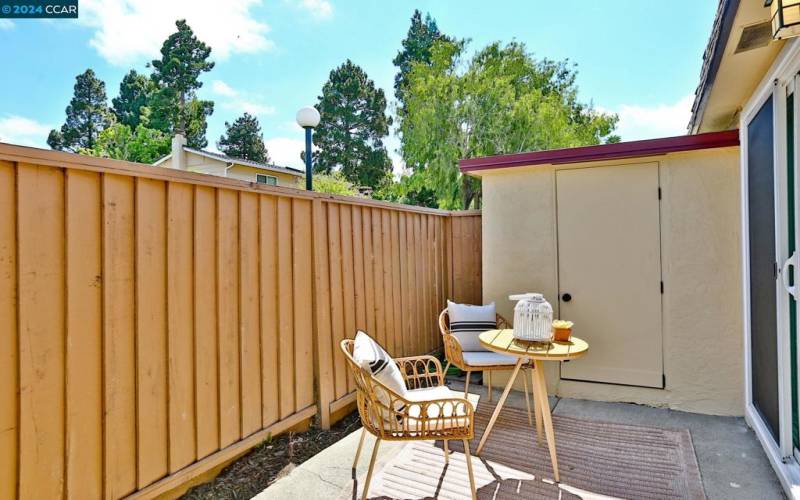 Patio and Storage