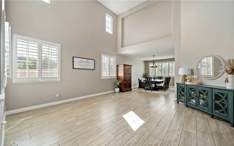 Spacious formal living room.