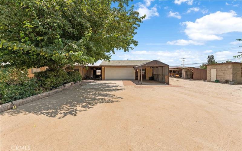 driveway and garage