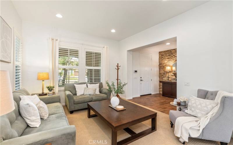 Formal Living Room To Front Door