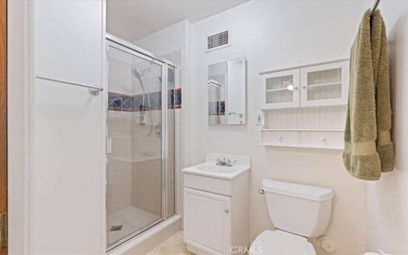 Bathroom inside third bedroom.