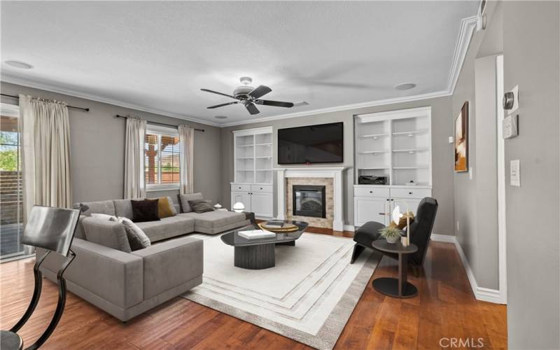 Virtual Rendering of Family Room