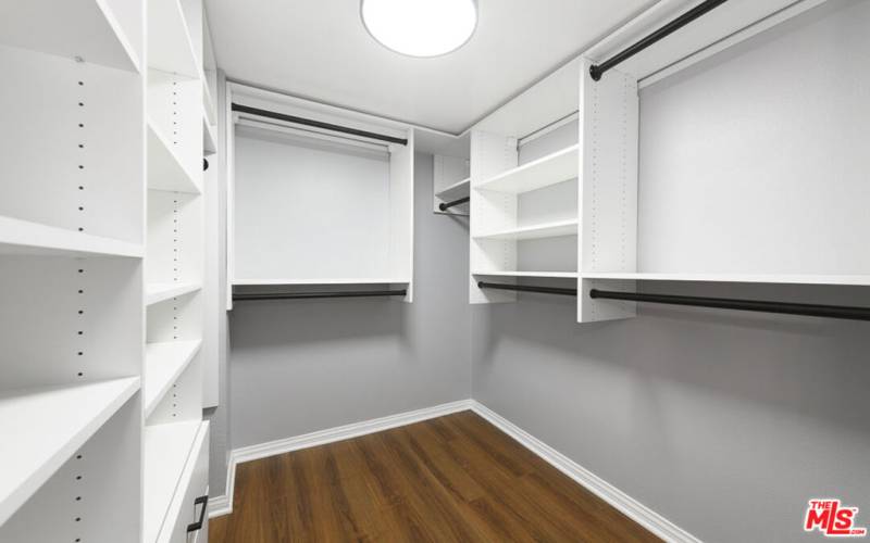 Primary Walk-in Closet