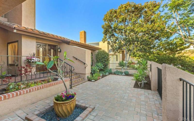 Gated Courtyard Entry