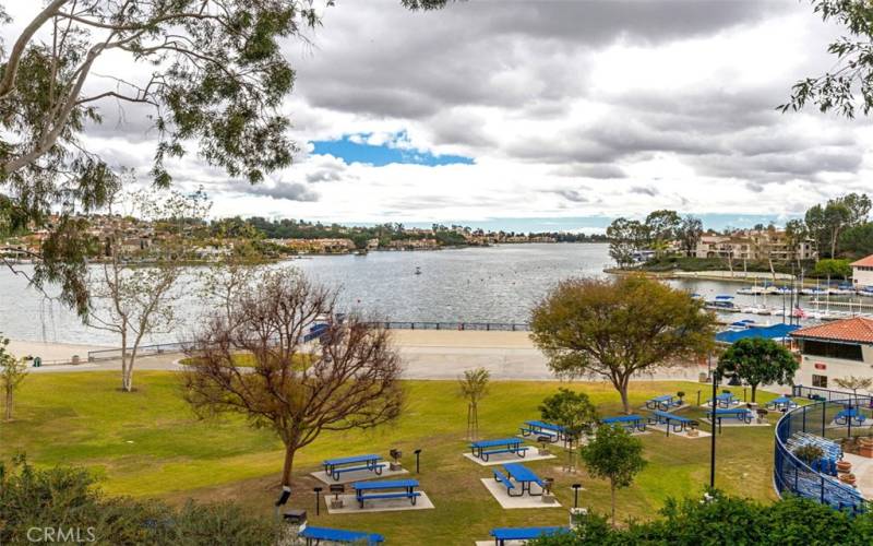 View of lake Mission Viejo