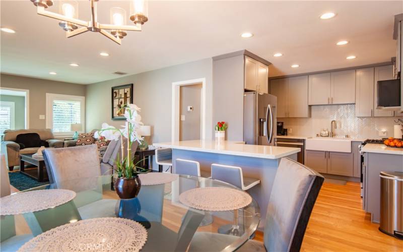 Dining Room adjacent to kitchen