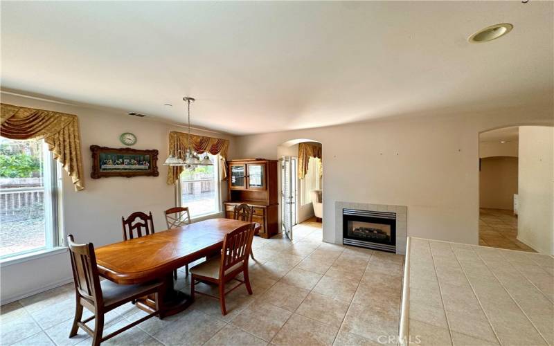 Kitchen facing dining room