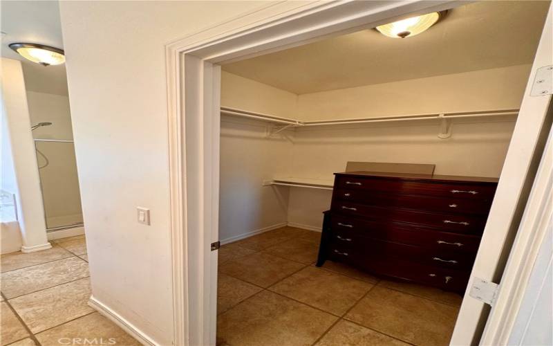 Primary walk-in closet