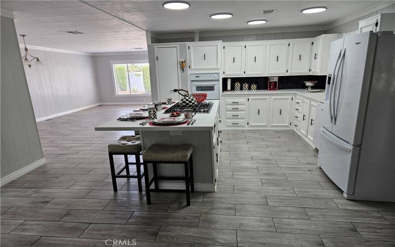 Kitchen view from Family room