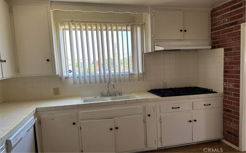 Kitchen view looking north