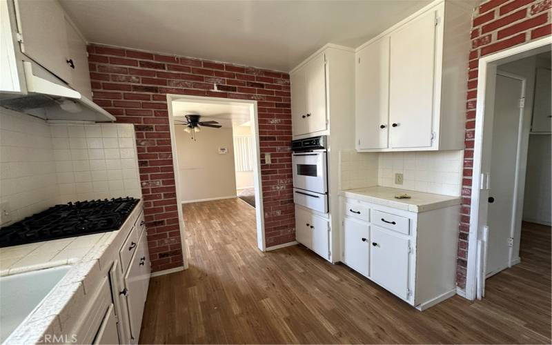 Kitchen looking toward dining area