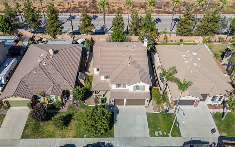 Aerial view of home