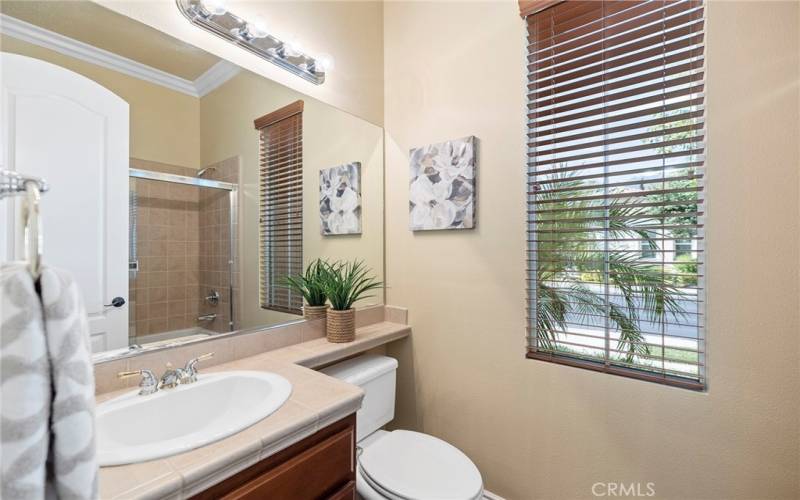 Private full bath in Casita