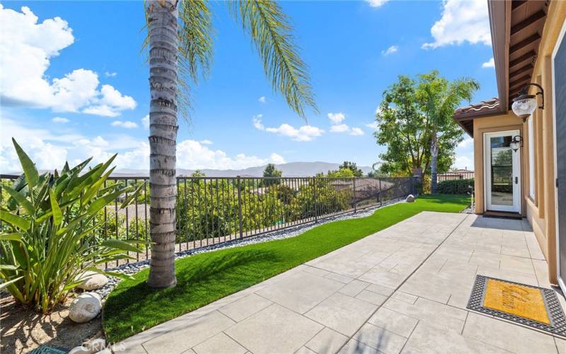 Enjoy a glass of wine in a private yard