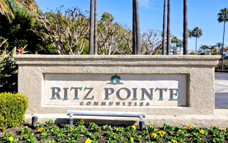 RITZ POINTE sign