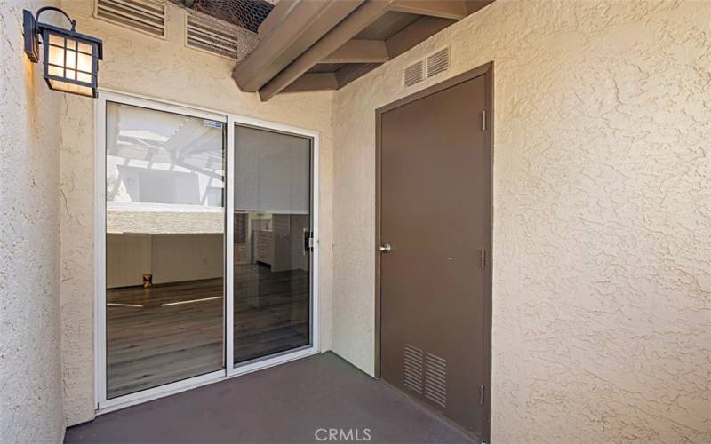 Master Bedroom Sliding Door