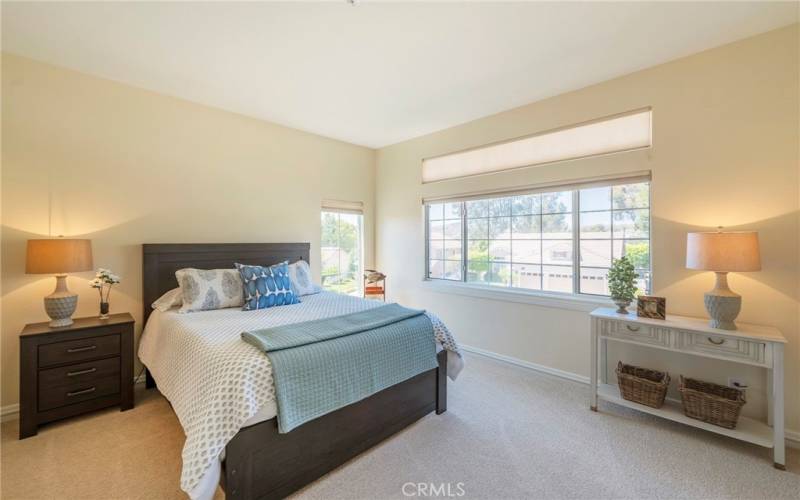 Third bedroom looking out to the front. Another very spacious bedroom with a walk-in closet.